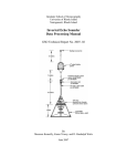 Inverted Echo Sounder Data Processing Manual