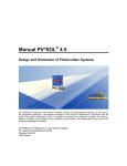 Manual PV*SOL 4.5 - Valentin Software