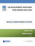 UNDAP RMS Analytics User Manual