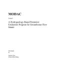 MODAC Manual - MODAC A Hydrology