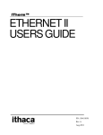 ETHERNET II USERS GUIDE