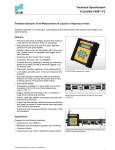 Technical Specification FLUXUS® F608**-F2