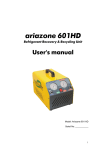 Ariazone 601HD - User`s Manual