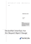 BAG100-SD, DeviceNet Interface for the Bayard Alpert Gauge