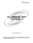 NovaBACKUP xSP®