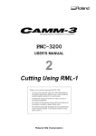 PNC-3200 Cutting using RML-1