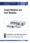 Target and user modules - Guntermann und Drunck GmbH