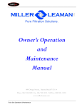 Owner`s Operation and Maintenance Manual