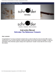 Schroder Reference Schroeder Reference User Manual