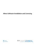 Altera Software Installation and Licensing Manual