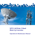 Manual - MITEC MTX 5-40W C-Band BUC