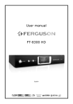 User manual FT-8300 HD