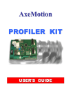 Profiler Kit - AxeMotion CNC Controller