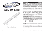 ELED TW Strip User Manual