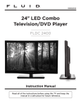 24 LED Combo Television/DVD Player