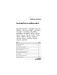 ControlLogix Controller and Memory Board Installation Instructions