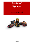 SanDisk Clip Sport User Manual
