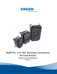 Vacon X5OPT01 115 VAC Encoder Interface Option Board