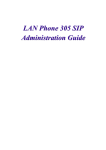 LanPhone 101 User manual