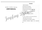 USER MANUAL - Joyfay.com