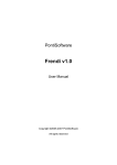 PontiSoftware Frendi v1.0 User Manual