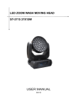 LED ZOOM WASH MOVING HEAD ST