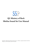 QL Ministry of Rock Sound Set User Manual