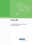User Manual PCIE-1680 - download.advantech.com