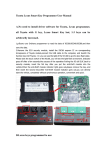 Toyota Lexus Smart Key Programmer User Manual