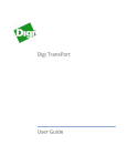 Documentation: Digi TransPort User Guide