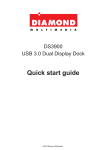 Quick start guide - Diamond Multimedia