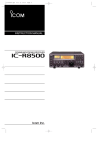 IC-R8500 instruction Manual