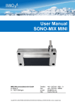 User Manual SONO-MIX MINI