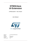 STM32Java UI User Manual for STM32 F2