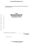 tpu time processor unit reference manual