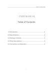 USER MANUAL