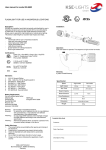 User manual for model KS-8800 FLASHLIGHT FOR USE IN