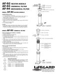 AF-92 HEATER MODULE AF-93 CHEMICAL