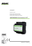 Aermec AERWEB30 Connection KIT Installation and user manual