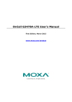 OnCell G3470A-LTE User`s Manual