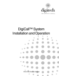 DigiCall: Communications system. User Manual