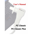 User`s Manual PC Classic PC Classic Plus