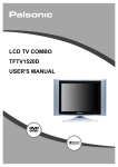 LCD TV COMBO TFTV1520D USER`S MANUAL