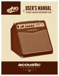 View User`s Manual [US] - Acoustic Amplification