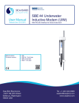 SBE 44 Underwater Inductive Modem - Sea