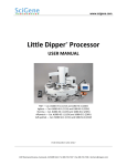 Little Dipper Processor User Manual