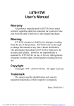 I-87H17W User`s Manual