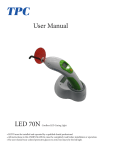 LED 70 User Manual - TPC Advanced Technology