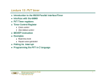 Lecture 10: PI/T timer