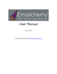 Emailchemy User Manual ()